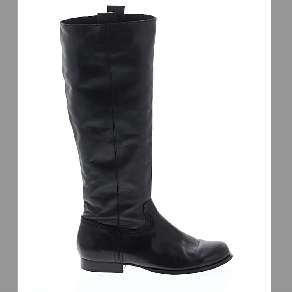 Max Studio Leather Riding Boots, Size 8.5